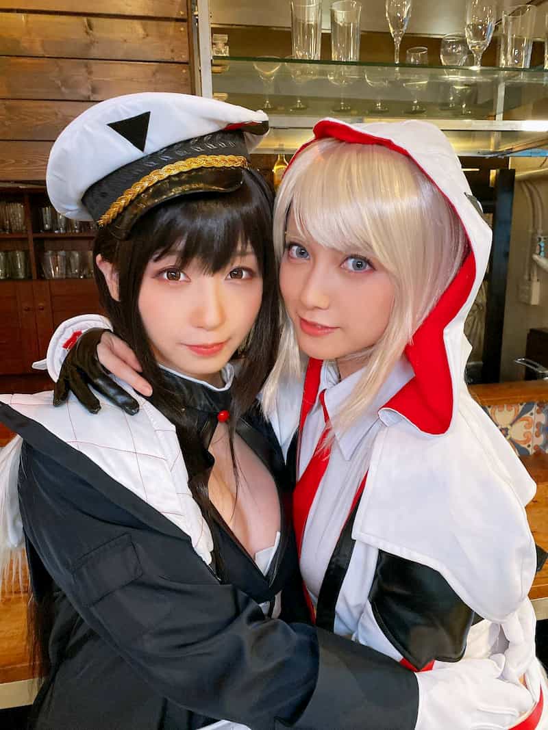 伊織萌與寫真女星桃月梨子夢幻攜手合作拍攝遊戲廣告 圖5