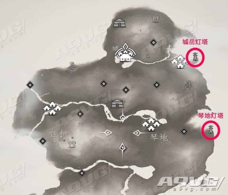 對馬戰鬼 (Ghost of Tsushima) 照亮前路獎盃全部燈塔位置分享