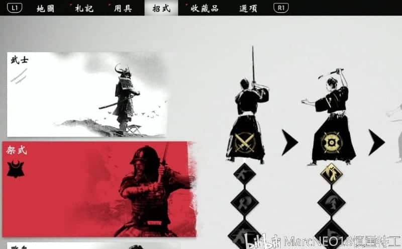 對馬戰鬼 (Ghost of Tsushima) 新手招式系統介紹