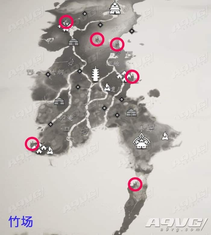 對馬戰鬼 (Ghost of Tsushima) 全部竹場位置分享