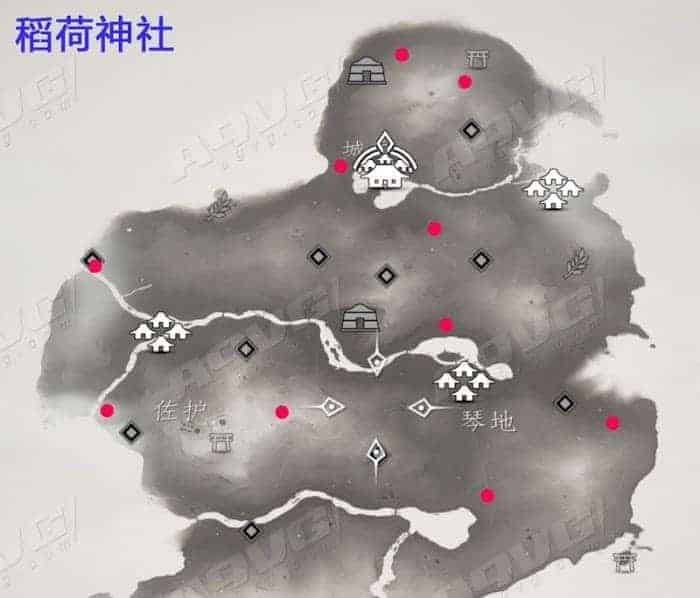 對馬戰鬼 (Ghost of Tsushima) 所有狐狸巢穴位置分享