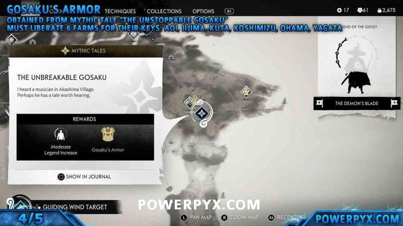 對馬戰鬼 (Ghost of Tsushima) 傳奇盜賊服裝取得方法
