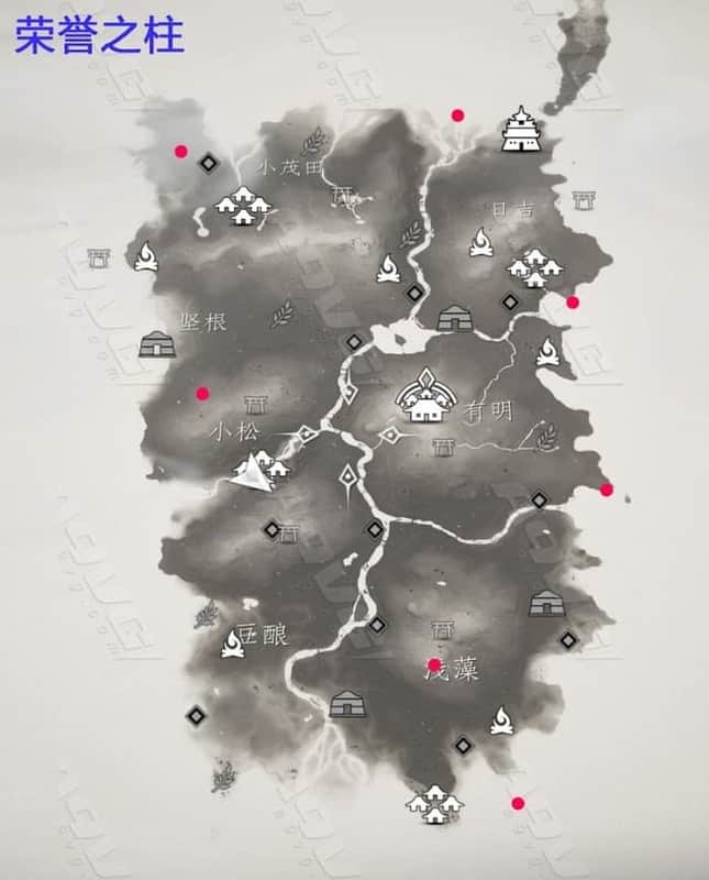 對馬戰鬼 (Ghost of Tsushima) 全部榮譽之柱位置分享