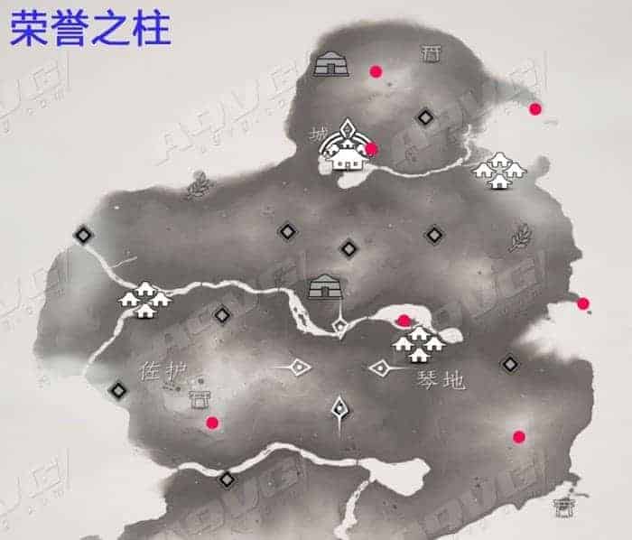 對馬戰鬼 (Ghost of Tsushima) 全部榮譽之柱位置分享