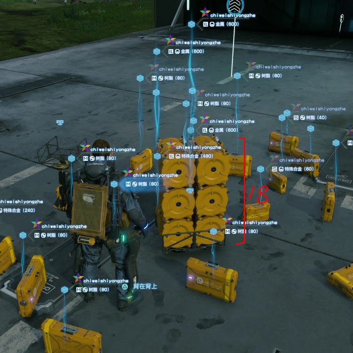 死亡擱淺 (Death Stranding) 前期各載具可攜帶貨箱數量分析