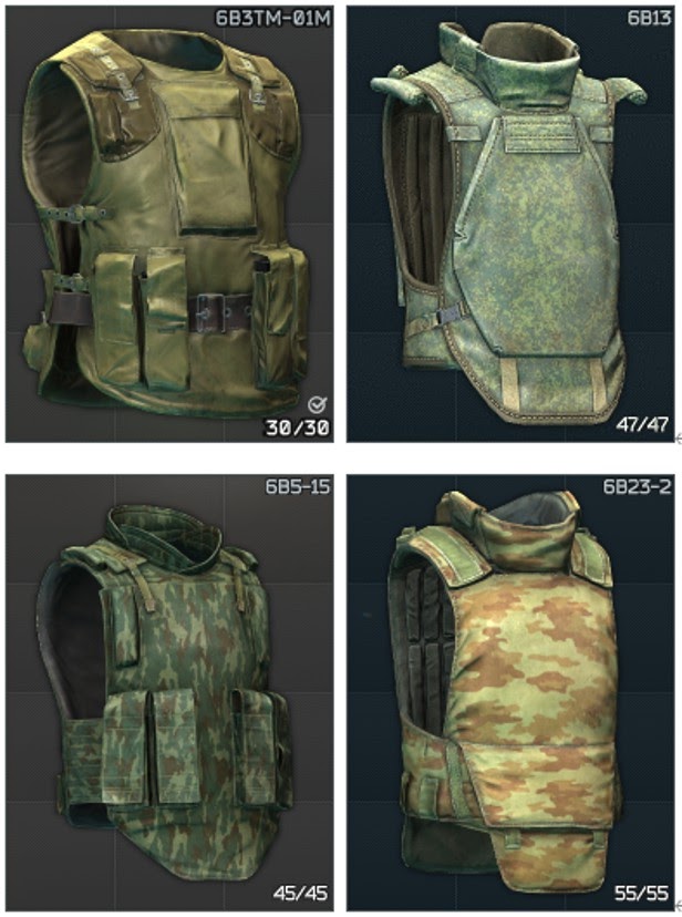 逃離塔科夫 (Escape from Tarkov) 經濟適用型護甲推薦
