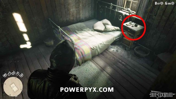 碧血狂殺2 (Red Dead Redemption 2) 莫莉化妝鏡位置