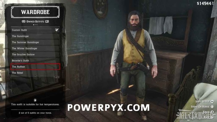 碧血狂殺2 (Red Dead Redemption 2) 全服裝圖鑑