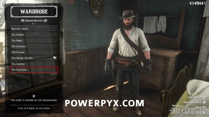 碧血狂殺2 (Red Dead Redemption 2) 全服裝圖鑑