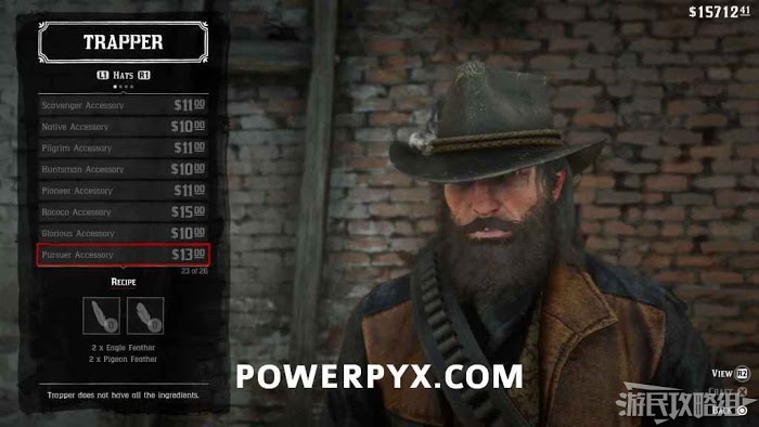 碧血狂殺2 (Red Dead Redemption 2) 全服裝圖鑑
