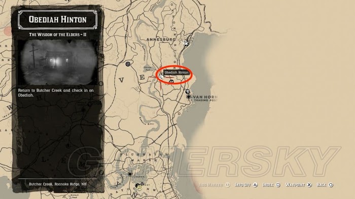 碧血狂殺2 (Red Dead Redemption 2) 老人的智慧陌生人任務攻略