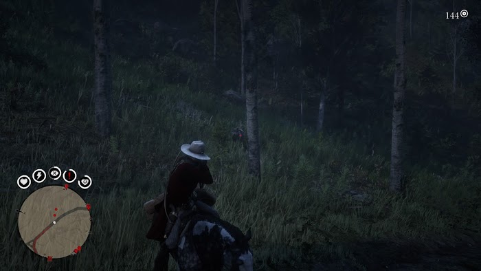 碧血狂殺2 (Red Dead Redemption 2) 穩定刷森林狼地點與研究方法分享