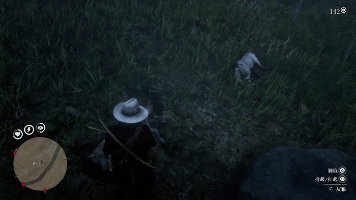 碧血狂殺2 (Red Dead Redemption 2) 穩定刷森林狼地點與研究方法分享