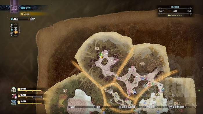 魔物獵人 世界 Iceborne 全60處寶物位置圖示