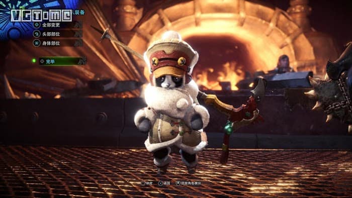 魔物獵人 世界 Iceborne 隨從貓防具展示