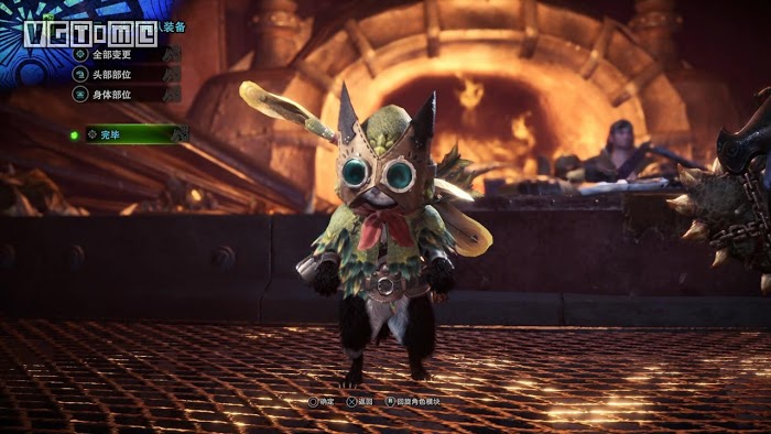 魔物獵人 世界 Iceborne 隨從貓防具展示