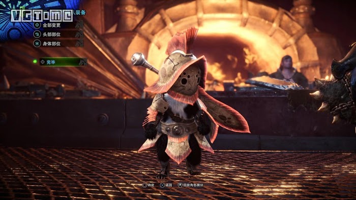 魔物獵人 世界 Iceborne 隨從貓防具展示