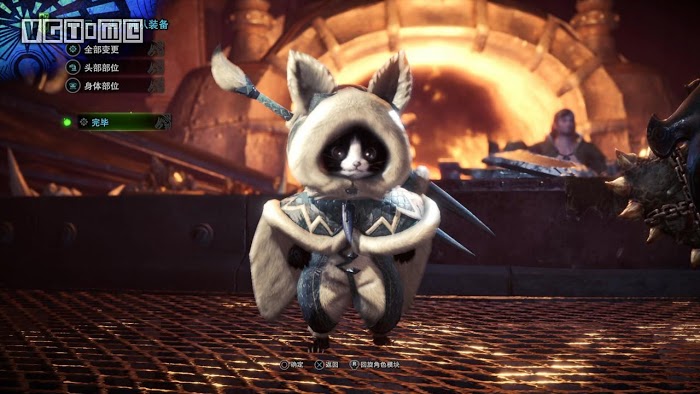 魔物獵人 世界 Iceborne 隨從貓防具展示
