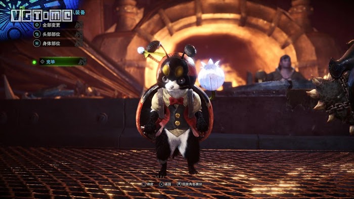 魔物獵人 世界 Iceborne 隨從貓防具展示