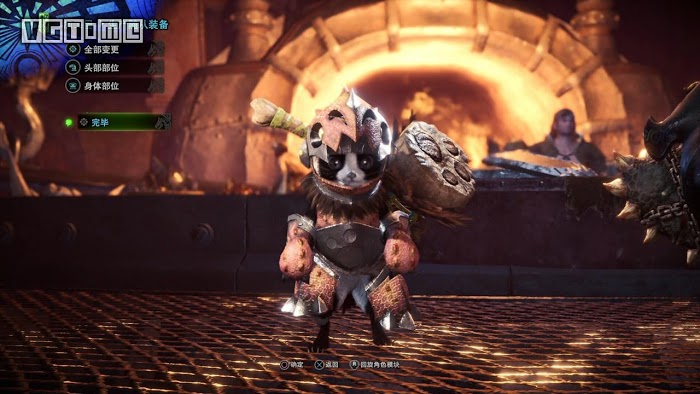 魔物獵人 世界 Iceborne 隨從貓防具展示