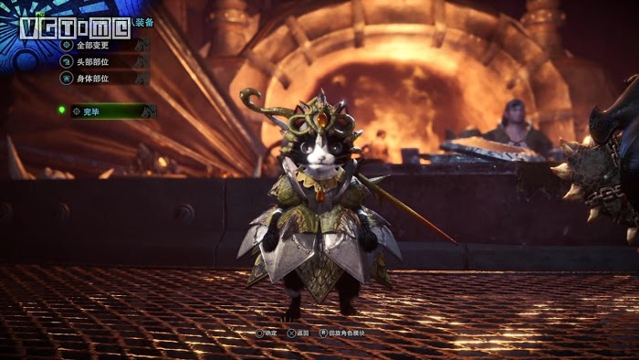 魔物獵人 世界 Iceborne 隨從貓防具展示