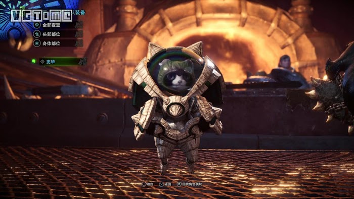 魔物獵人 世界 Iceborne 隨從貓防具展示