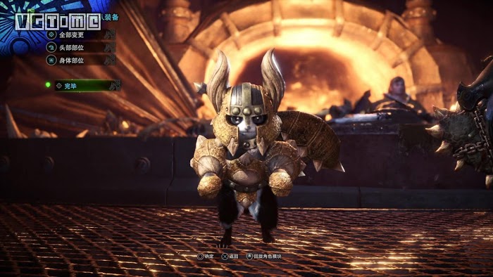 魔物獵人 世界 Iceborne 隨從貓防具展示