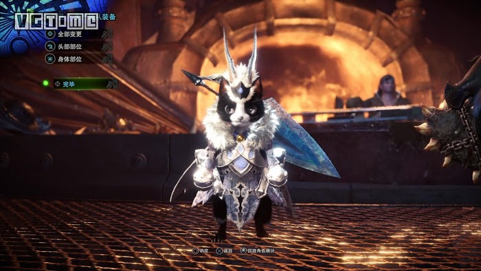 魔物獵人 世界 Iceborne 隨從貓防具展示