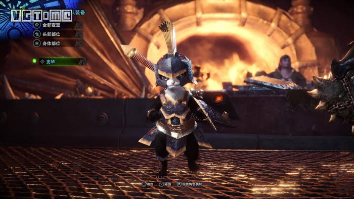 魔物獵人 世界 Iceborne 隨從貓防具展示