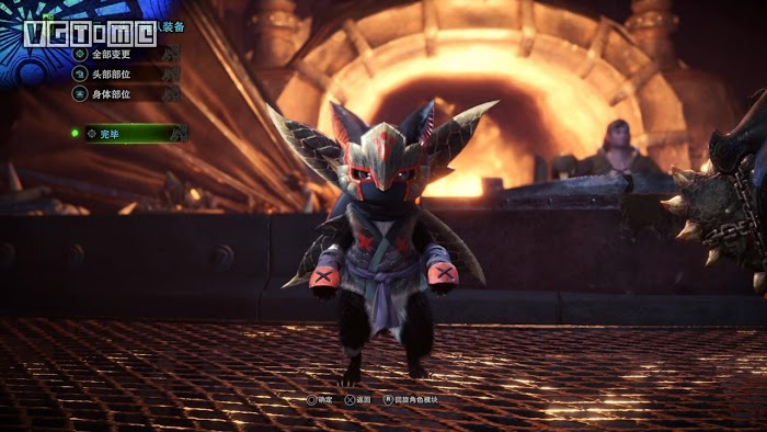 魔物獵人 世界 Iceborne 隨從貓防具展示