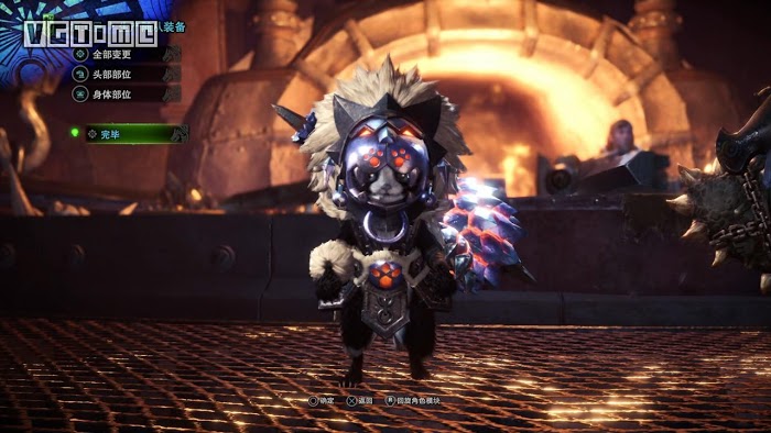 魔物獵人 世界 Iceborne 隨從貓防具展示