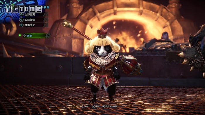魔物獵人 世界 Iceborne 隨從貓防具展示