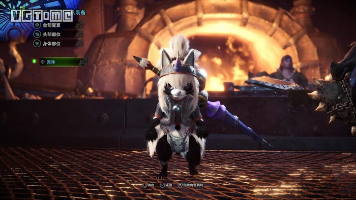 魔物獵人 世界 Iceborne 隨從貓防具展示