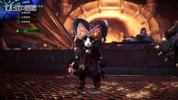 魔物獵人 世界 Iceborne 隨從貓防具展示