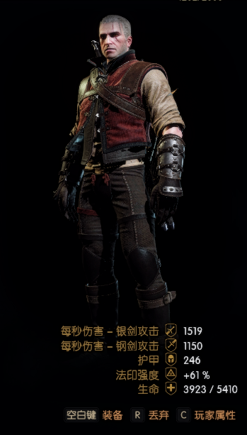巫師 3 狂獵 狼學派套裝屬性分享
