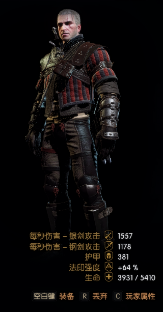 巫師 3 狂獵 狼學派套裝屬性分享