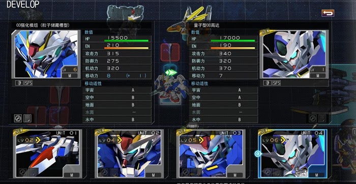 SD 鋼彈 G 世代 火線縱橫 00系開局機體推薦
