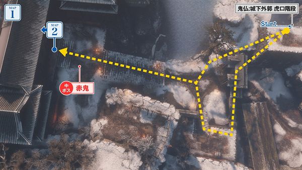 隻狼 暗影雙死 城門路-虎口樓梯攻略流程