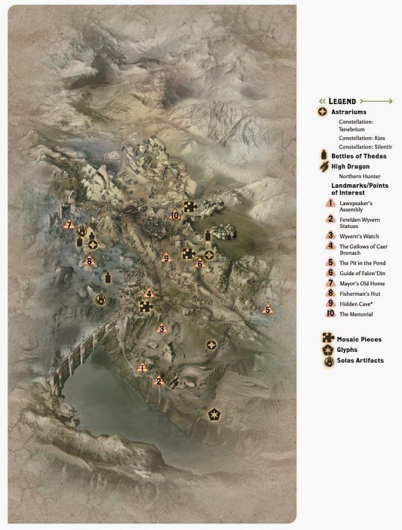 闇龍紀元 異端審判 全地圖任務等級貴重物品與龍位置分享