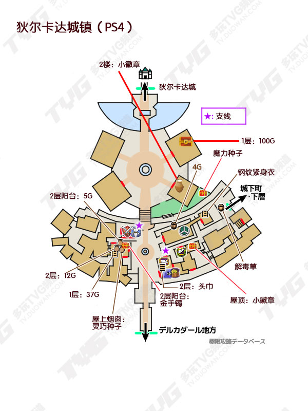 勇者鬥惡龍11 尋覓逝去的時光 中文版全收集品標記地圖