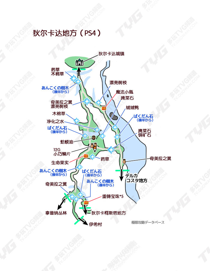 勇者鬥惡龍11 尋覓逝去的時光 中文版全收集品標記地圖