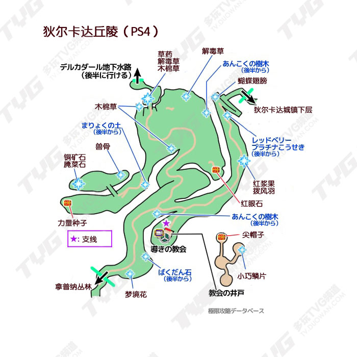 勇者鬥惡龍11 尋覓逝去的時光 中文版全收集品標記地圖