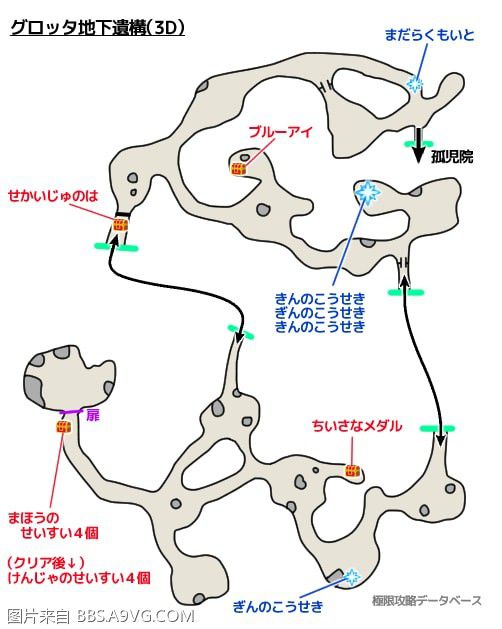 勇者鬥惡龍11 尋覓逝去的時光 3DS全迷宮地圖分享