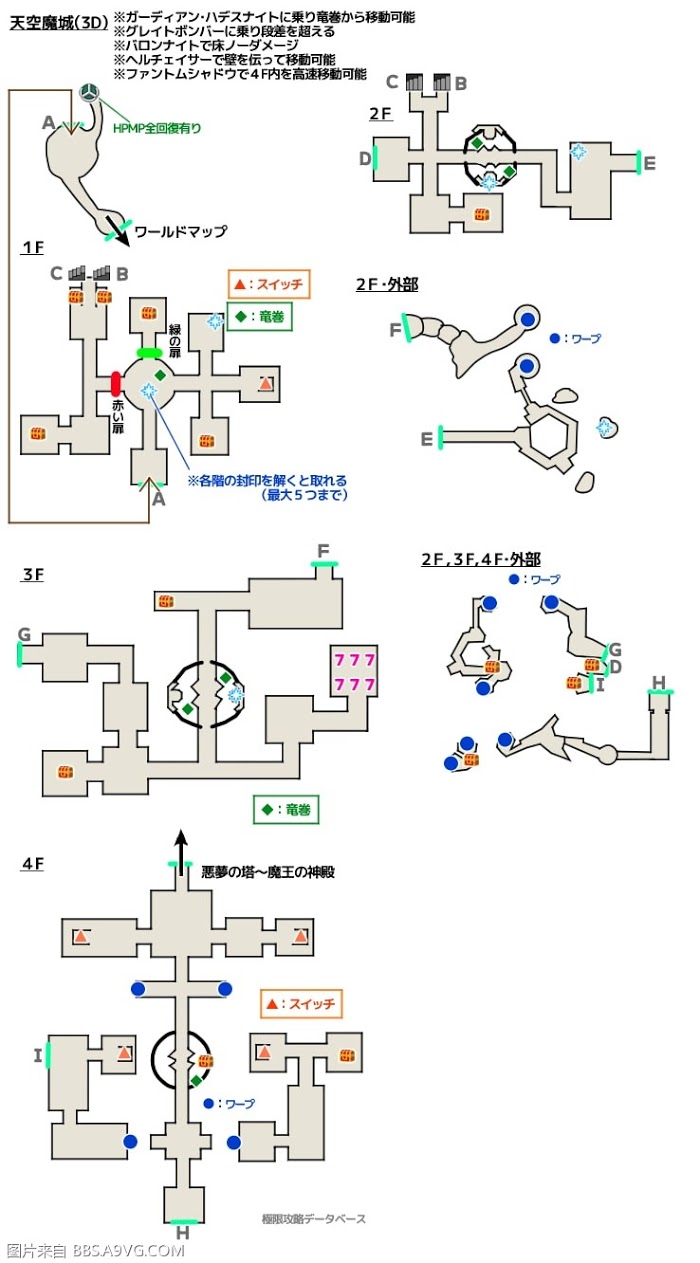 勇者鬥惡龍11 尋覓逝去的時光 3DS全迷宮地圖分享