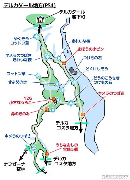 勇者鬥惡龍11 尋覓逝去的時光 全寶箱與物品位置地圖