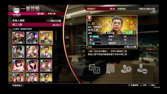 人中之龍7 光與闇的去向 全不動產價值分享