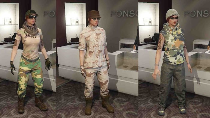 俠盜獵車手5 (GTA 5) 軍火貿易DLC新增服裝分享