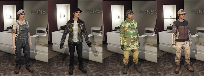 俠盜獵車手5 (GTA 5) 軍火貿易DLC新增服裝分享