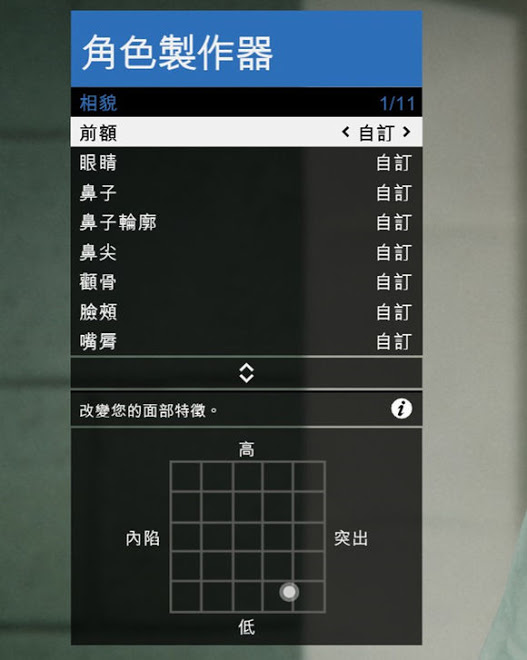 俠盜獵車手5 (GTA 5) 帥哥捏臉資料分享