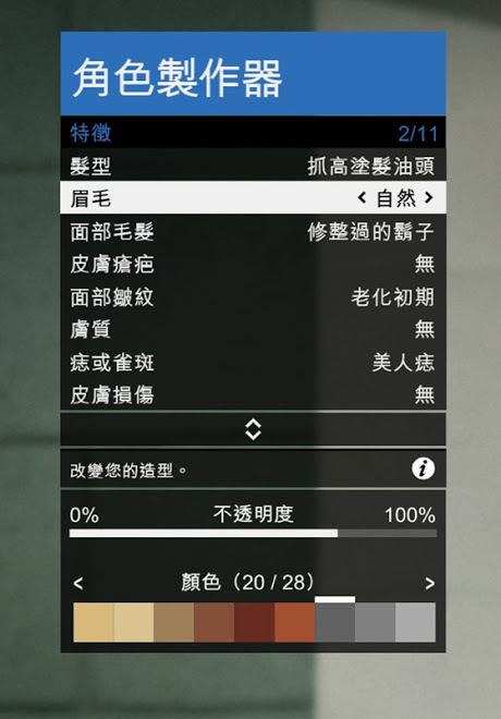 俠盜獵車手5 (GTA 5) 帥哥捏臉資料分享